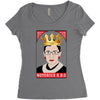 Ruth Bader Notorius Rbg Women's Triblend Scoop T-shirt