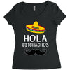 hola bitchachos Women's Triblend Scoop T-shirt