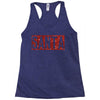 santa red glitter Racerback Tank