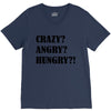 crazy angry hungry V-Neck Tee