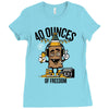 40 aaaounces Ladies Fitted T-Shirt