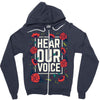 Women's March Hear Our Voice Zipper Hoodie