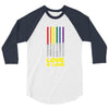 Lightsaber Rainbow 3/4 Sleeve Shirt