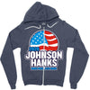 johnson hanks 2020 Zipper Hoodie