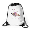 Cute Cosmos Drawstring Bags