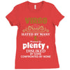 Virgo Hated By Many Wanted By Plenty Disliked By Some Confronted By No Ladies Fitted T-Shirt