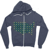 periodic table of the states Zipper Hoodie
