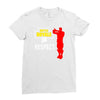 respect batle royal gaming Ladies Fitted T-Shirt