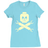 plastic block pirates Ladies Fitted T-Shirt