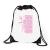 breast cancer Drawstring Bags