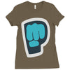 pewdiepie brofist Ladies Fitted T-Shirt