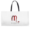 galaxy scorpio logo Weekender Totes