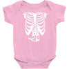beer belly xray skeleton funny Baby Bodysuit