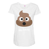 cute poo Maternity Scoop Neck T-shirt