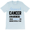 stomach cancer awaneress i wear periwinkle for someone special to me T-Shirt