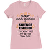 smart good looking science teacher profession Ladies Fitted T-Shirt