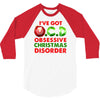 ocd obsessive christmas disorder 3/4 Sleeve Shirt