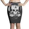 astronaut skull Pencil Skirts