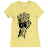 hand Ladies Fitted T-Shirt