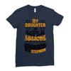My Daughter Is Super Awesome Her Stepmom Ladies Fitted T-Shirt