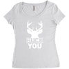 buck you Women's Triblend Scoop T-shirt