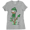 organic pirate Ladies Fitted T-Shirt