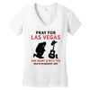 Pray for Las Vegas, Route 91 Harvest 2017 Women's V-Neck T-Shirt