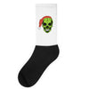 santa clous skeleton Socks