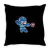 mega mario Throw Pillow