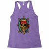 pirate bones skull Racerback Tank