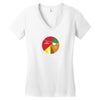 pie(rate) chart Women's V-Neck T-Shirt