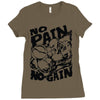 no pain no gain (2) Ladies Fitted T-Shirt
