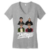 dobre twins Women's V-Neck T-Shirt