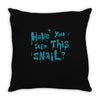 have you seen this snail Throw Pillow