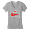 war guitar Women's V-Neck T-Shirt
