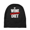 wine diet challenge accepted Baby Beanies