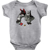 heeding the call of play time Baby Onesie