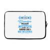 They Call Me Grandpa Partner In Crime Funny Laptop sleeve