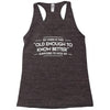 old enough to know better Racerback Tank
