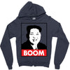 Kim Jong Un Boom Rocketman Zipper Hoodie