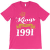 kings are born in 1991 T-Shirt