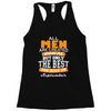 all men are created equal but only the best are born in september Racerback Tank