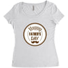 HAPPY FATHER DAY Women's Triblend Scoop T-shirt