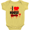 i love house music t shirt men logo3 new t shirt clothing design men Baby Onesie