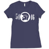 trojan records 54 46 Ladies Fitted T-Shirt