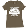 real friends don't let friends miss naps Ladies Fitted T-Shirt