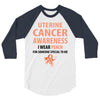 wear peach for uterine cancer 3/4 Sleeve Shirt
