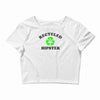 recycled hipster Crop Top