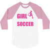 all this girl cares about is soccer and like maybe 3 people 3/4 Sleeve Shirt