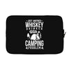 whiskey and camping! Laptop sleeve